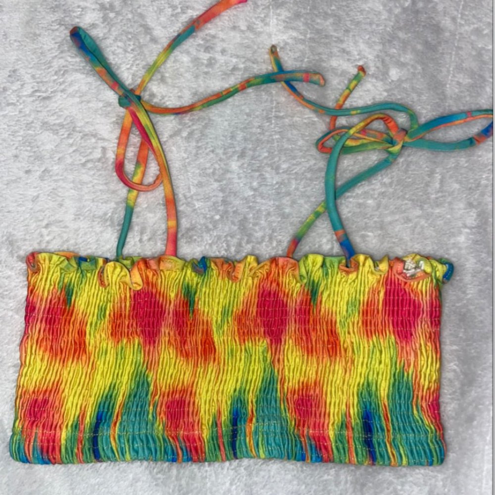 NWOT Urban Outfitters Tye Dye Bikini Top